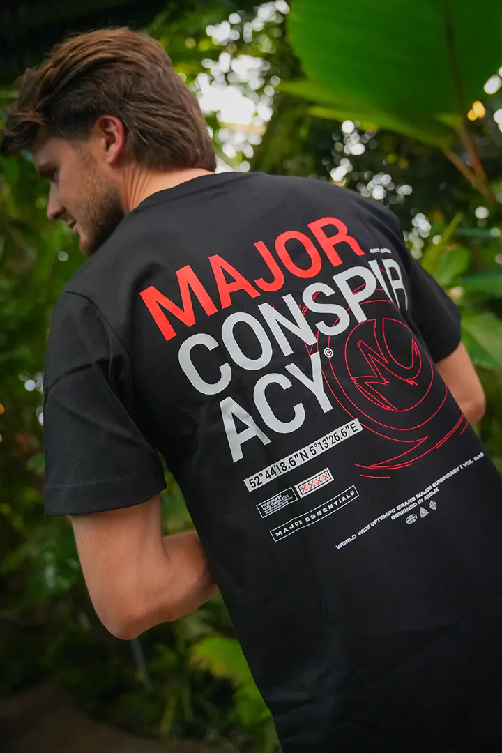 MAJOR ESSENTIALS I BLACK T-SHIRT
