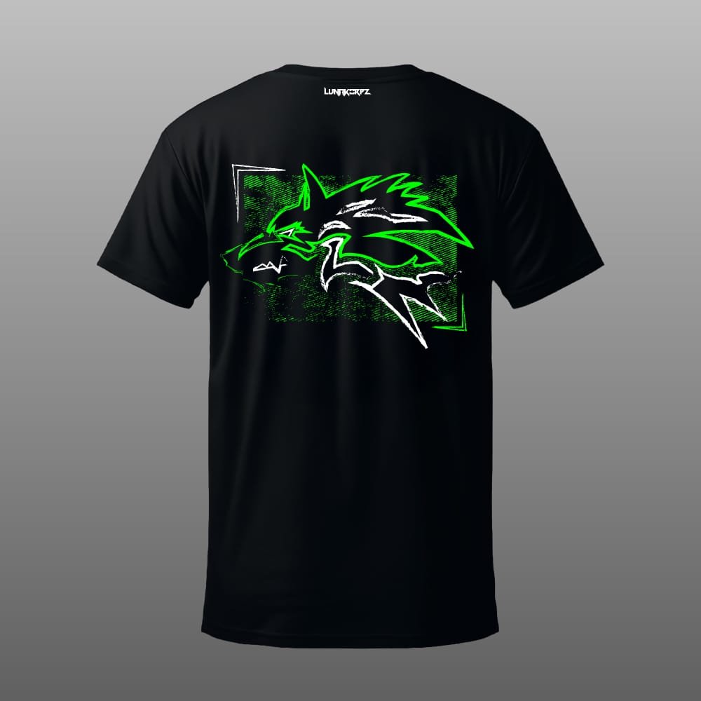 LUNAKORPZ | GREEN WOLV SHIRT