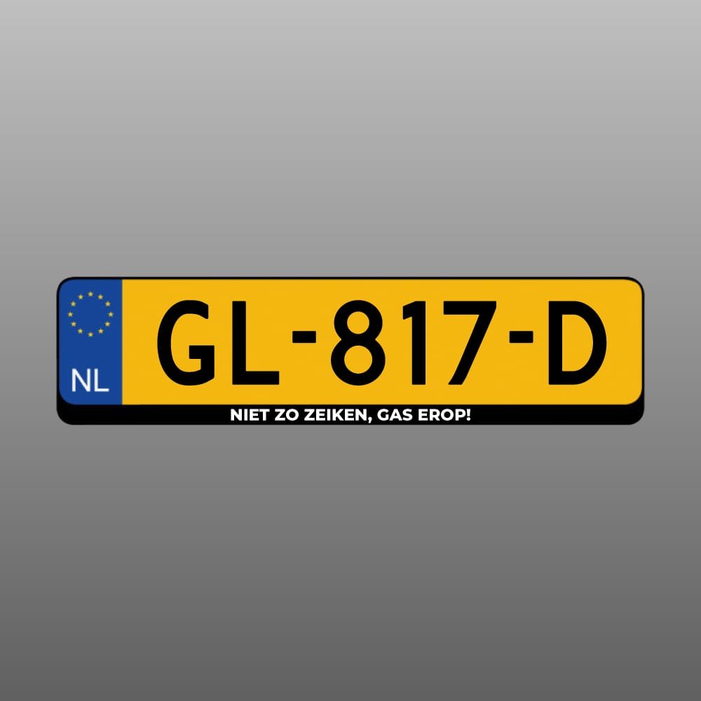 MAJOR CONSPIRACY I VOL GAS LICENSE PLATE STICKER