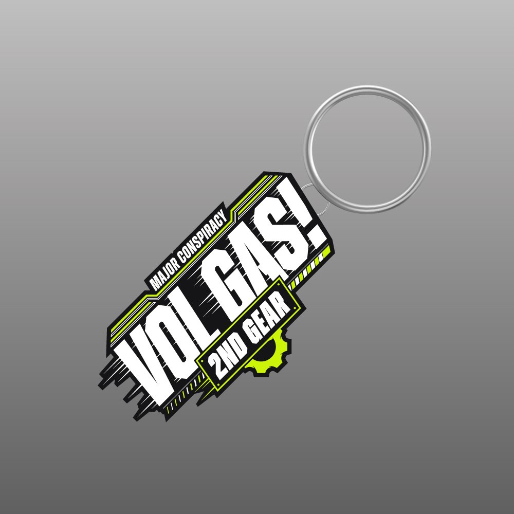 MAJOR CONSPIRACY I 2ND GEAR KEYCHAIN